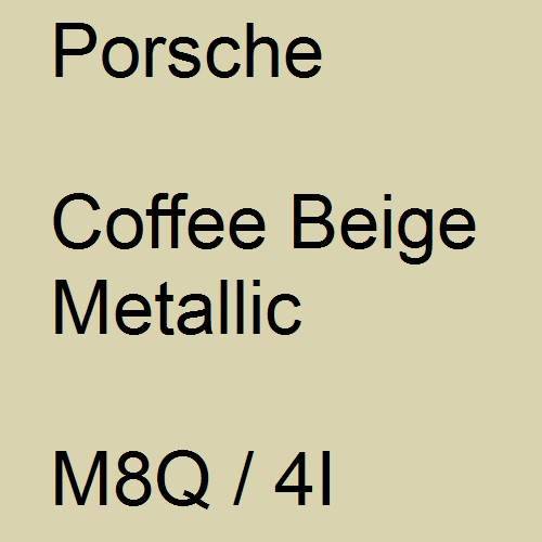 Porsche, Coffee Beige Metallic, M8Q / 4I.